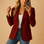 Women’s Formal Single-Button Fitted Blazer
