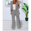 Women’s Formal Two-Piece Blazer and Trouser Set