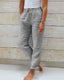Women’s High-Waisted Drawstring Trousers