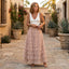 Women’s High-Waisted Tiered Maxi Skirt