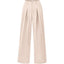 Women's High Waist Elastic Waistband Wide Leg Pants