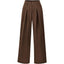 Women's High Waist Elastic Waistband Wide Leg Pants