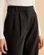 Women’s High Waisted Pleated Tailored Trousers