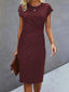Women’s Elegant Midi Sheath Dress