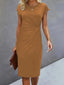 Women’s Elegant Midi Sheath Dress