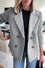Women’s Chic Knit Sleeve Tailored Blazer