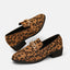 Women’s Leopard Print Suede Loafers