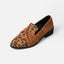 Women’s Leopard Print Suede Loafers