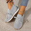 Women’s Lightweight Lace-Up Cotton Sneakers