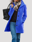 Women’s Long Button Front Winter Coat