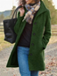 Women’s Long Button Front Winter Coat