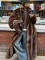 Women’s Long Faux Fur Winter Overcoat