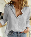 Women's Bird Print Long Sleeve Button Down Shirt