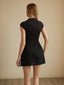 Women’s Mock Neck A-Line Mini Dress