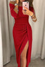 Women's Off-Shoulder Glitter Midi Dress