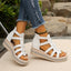 Women’s Open Toe Gladiator Wedge Sandals