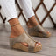 Women’s Open Toe Mule Wedge Sandals