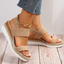 Women’s Open Toe Strap Wedge Sandals