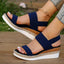 Women’s Open Toe Strap Wedge Sandals