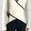 Women’s Polished White V-Neck Knit Sweater