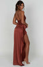 Women’s Refined Asymmetric One-Shoulder Maxi Dress