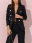 Women’s Refined Blazer And Trouser Set