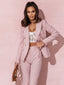 Women’s Refined Blazer And Trouser Set