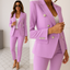 Women’s Refined Two-Piece Blazer and Pants Set