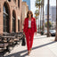 Women’s Refined Two-Piece Blazer and Pants Set