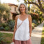 Women’s Relaxed Fit V-Neck Spaghetti Strap Top