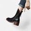 Women’s Retro Chunky Heel Ankle Boots