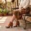 Women’s Retro Side Zipper Block Heeled Ankle Boots
