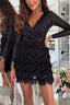 Women’s Sequin V-Neck Mini Party Dress