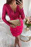 Women’s Sequin V-Neck Mini Party Dress