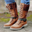 Women’s Side Zip Lace Up Mid High Boots