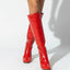 Women’s Sleek Chunky Heels Knee-High Boots
