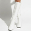 Women’s Sleek Chunky Heels Knee-High Boots