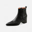 Women’s Sleek Pointed Toe Elegant Heel Ankle Boots