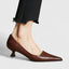 Women's Sleek Pointed Toe Kitten Heels
