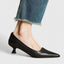Women's Sleek Pointed Toe Kitten Heels