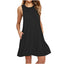Women’s Sleeveless Loose Fit Swing Dress