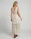 Women's V-Neck Boho Tiered Sleeveless Maxi Dress