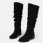 Women’s Pointed Toe Knee-High Suede Boots