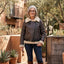 Women’s Suede Belted Wide Lapel Aviator Jacket