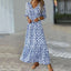 Women’s Summer V-Neck Boho Maxi Dress
