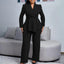 Women’s Chic Tailored Blazer and Trousers Set