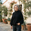 Women’s Textured Ribbed Knit Mock Neck Sweater