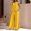Women’s Two-Piece Casual Sleeveless Top and Wide Leg Pants Set
