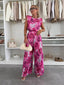Women’s Two-Piece Pleated Trousers And Top Set