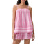 Women’s Two-Piece Stripe Sleeveless Top and Shorts Set